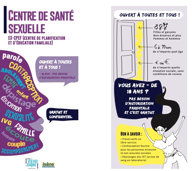 Affiche du Centre de santé sexuelle