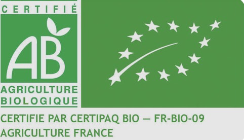 Bloc bio complet avec code de l'organisme certificateur